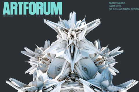 Artforum Cover February 2014 Michael Hansmeyer