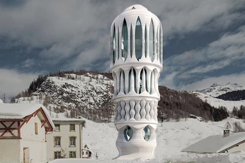 White Tower / Weisser Turm Mulegns