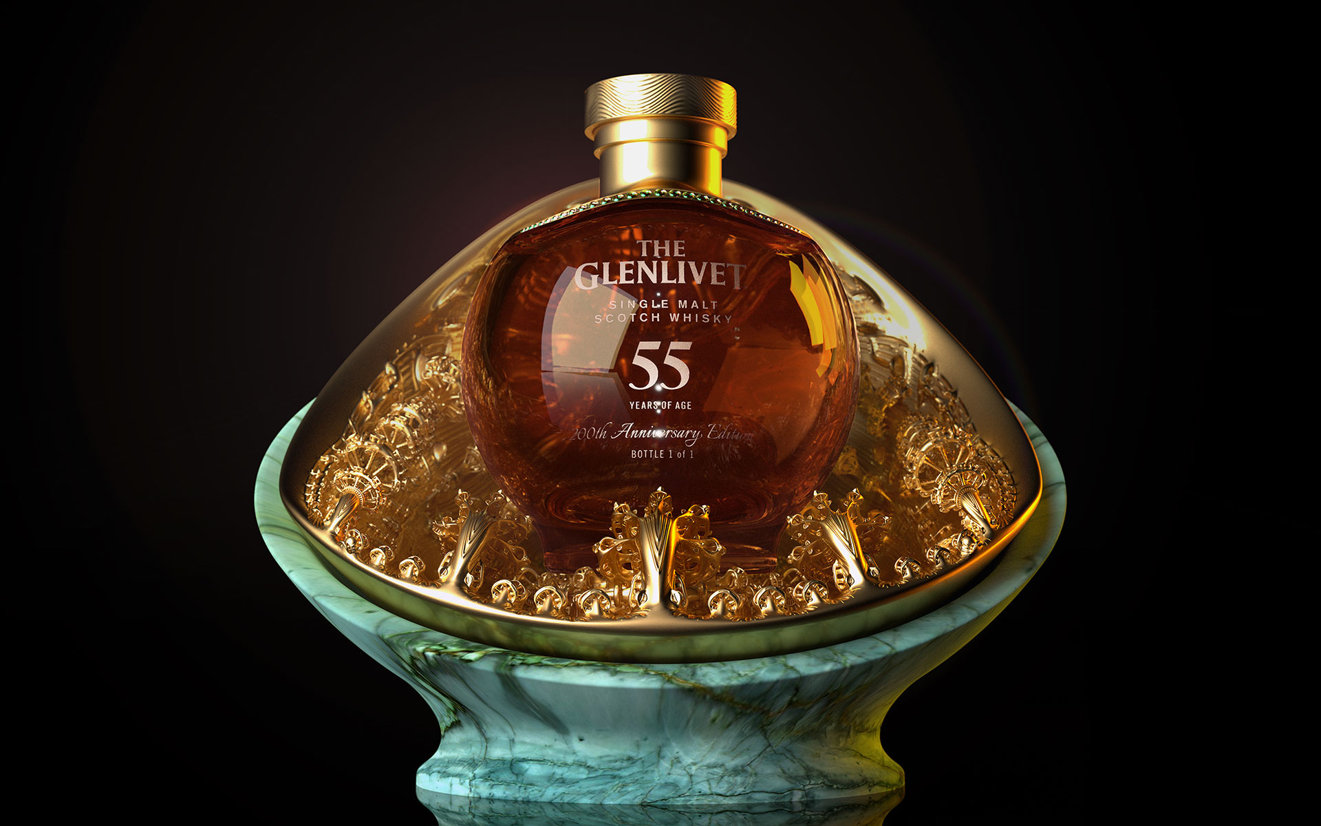 Sculpture for The Glenlivet 55YO - Michael Hansmeyer